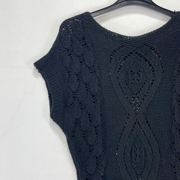 Women Chunky Cable Knit Bodycon Sweater Dress Small - Picture 5 of 13